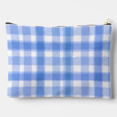 パステルブループレイドカスタム アクセサリーポーチ (裏面)