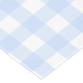 パステルブループレイドパターンイースター ショートテーブルランナー (コーナー)