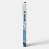 パステルブルーホリデーウィンタースノーシ霜の降りたェーク Case-Mate iPhoneケース (裏面 / 左)