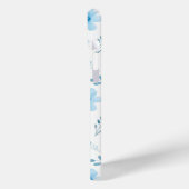 パステルブルーボホフローラルパタン花 Case-Mate iPhoneケース (裏面 / 左)