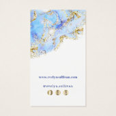 パステルブルーマーリングデザインパッケージの挿入 (裏面)