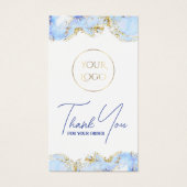 パステルブルーマーリングデザインパッケージの挿入 (正面)