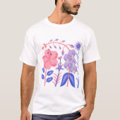 "パステルブルームガーデン" Tシャツ (正面)