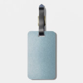 パステルブルーレザー ラゲッジタグ (裏面縦)