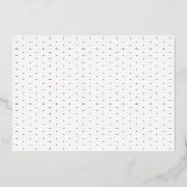 パステルブルー微妙なクロスワンフォトバプティスシルバー 箔招待状 (裏面)