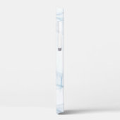 パステルブルー抽象芸術アップルサムスンフォンケース Case-Mate iPhoneケース (裏面 / 左)