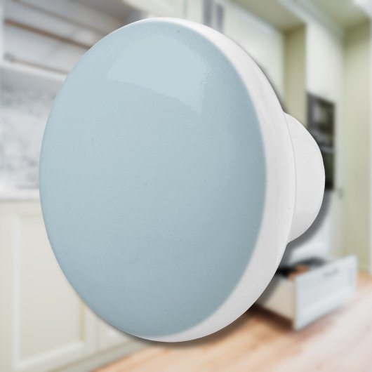 パステルブルー無地のカラー |クラシック |エレガント | セラミックノブ