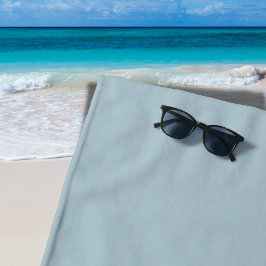 パステルブルー無地のカラー |クラシック |エレガント | ビーチタオル