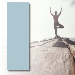 パステルブルー無地のカラー |クラシック |エレガント | ヨガマット