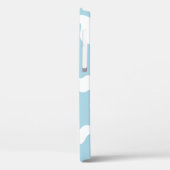 パステルブルー牛プリントかわいい Case-Mate iPhoneケース (裏面 / 左)