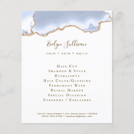 パステルブルー瑪瑙フライヤー チラシ