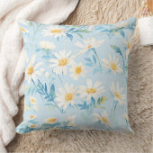 パステルブルー美しい クッション (ブランケット)