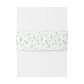 パステルブルー花結婚式招待状ベリーバンド 招待状ベリーバンド (裏面例)