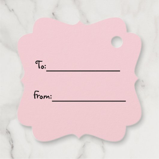 パステルブルー蝶オンライトピかわいらしンク フェイバータグ (裏面)