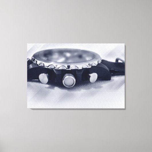 パステルブルー キャンバスプリント (正面)