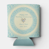 パステルブルー&クレメフローラダマスク2 缶クーラー (裏面)