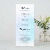 パステルブルー&パープルきらめく結婚式 プログラム (スタンド正面)