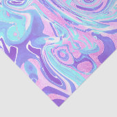 パステルブルー&パープルマーブルリキッドテクスチャ 薄葉紙 (詳細)