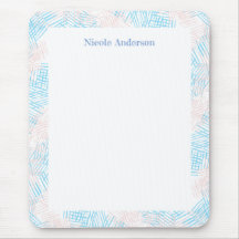 パステルブルー&ピンク縁ど