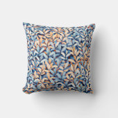 パステルブルー&ピーチ離れズ クッション (正面)