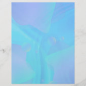 パステルブルー&ラベンダー抽象デザイン紙 (正面)