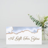 パステルブルーagateギフト券 (スタンド正面)