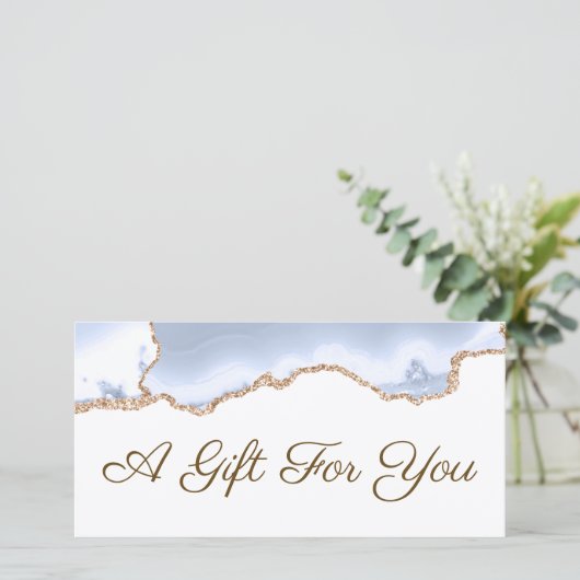 パステルブルーagateギフト券 (スタンド正面)