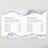 パステルブルーagate 2折り畳みパンフレット (裏面)