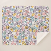 パステルブレストおもしろい シェルパブランケット (正面(横))