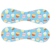 パステルブ淡い色のルーカップケーキ ソフトボール (パネル)