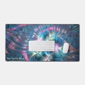 パステルプラスチックフラクタル デスクマット (キーボード&マウス)