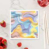 パステルプラスチック流体抽象芸術 スタンダードランチョンナプキン (インサイチュ)