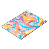パステルプラスチック流体抽象芸術 ノートブック (左側)
