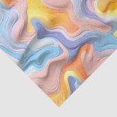 パステルプラスチック流体抽象芸術 薄葉紙 (詳細)