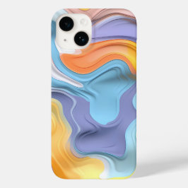 パステルプラスチック流体抽象芸術 Case-Mate iPhone 14ケース