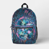 パステルプラスチック プリントバックパック (正面)