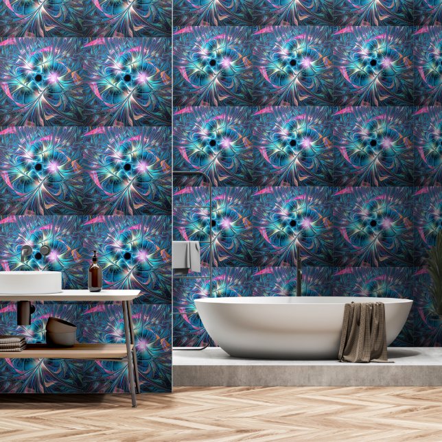 パステルプラスチック 壁紙 (浴室)