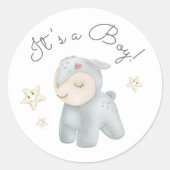パステルプラッシュおもちゃ男の子 ラウンドシール (正面)