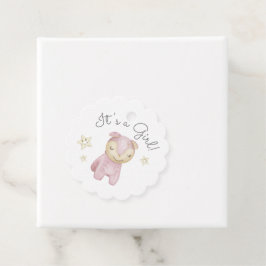 パステルプラッシュおもちゃ赤ちゃんシャワー女の子 フェイバータグ