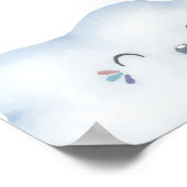 パステルプラッシュトイズベビーパーソナライズされたシャワー ポスター (角)