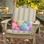 パステルプラッシュハート装飾用クッション アウトドアクッション (椅子)