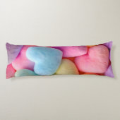 パステルプラッシュハート装飾用クッション ボディピロー (裏面)