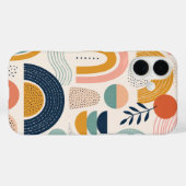 パステルプリズムアーク抽象的表面パターン Case-Mate iPhoneケース (裏面 (横))