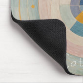 パステルプリズム：レインボーカラーホイール マウスパッド (コーナー)