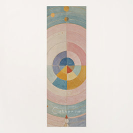 パステルプリズム：レインボーカラーホイール ヨガマット