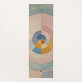 パステルプリズム：レインボーカラーホイール ヨガマット (裏面)