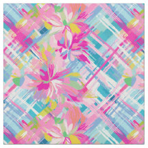 パステルプレイドの花