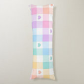 パステルプレイド ボディピロー (正面縦)