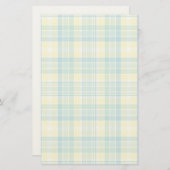 パステルプレイド 便箋 (正面/裏面)
