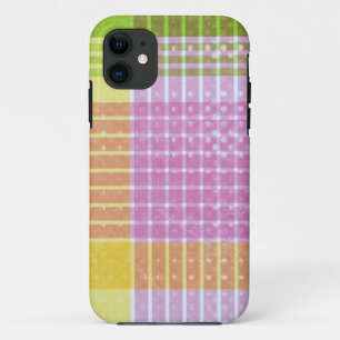 パステルプレイド iPhone 11 ケース
